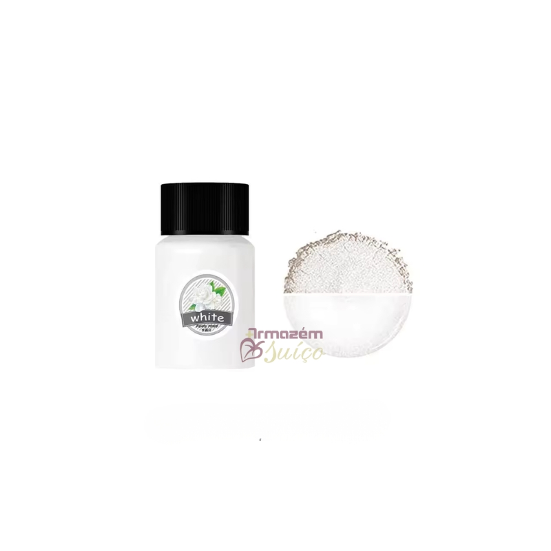 Foto Mica Perolada White - Branco - Pigmento para Saboaria - Cosméticos - Artesanato - 10 Gr
