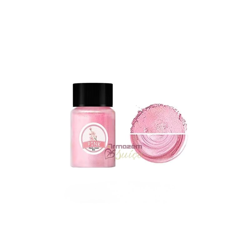 Foto Mica Perolada Pink - Rosa Pink - Pigmento para Saboaria - Cosméticos - Artesanato - 10 Gr