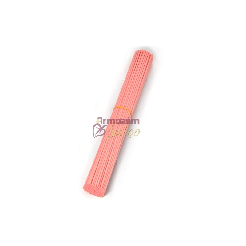 Foto Vareta Para Difusor Fibra Sensations Rosa - 25A x 4MM C/24 Und.