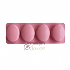 Foto Molde Silicone Oval Tipo Dov. 4 Cav.