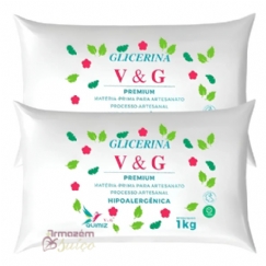 Foto Base Glicerinada V&g Quimiz Premium Comum -  Transparente - 1 Kg