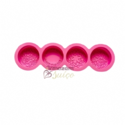 Foto Molde de silicone Mandala 4 Cav.